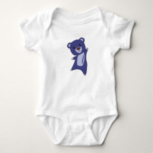 Body Ours Nounours Petit Ours Bleu Animaux Drôles Pour
