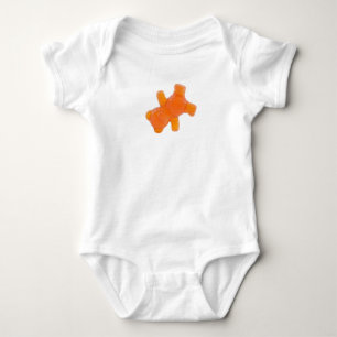 Body Ourson gomme orange Breakdance - Bébé sucré et coo
