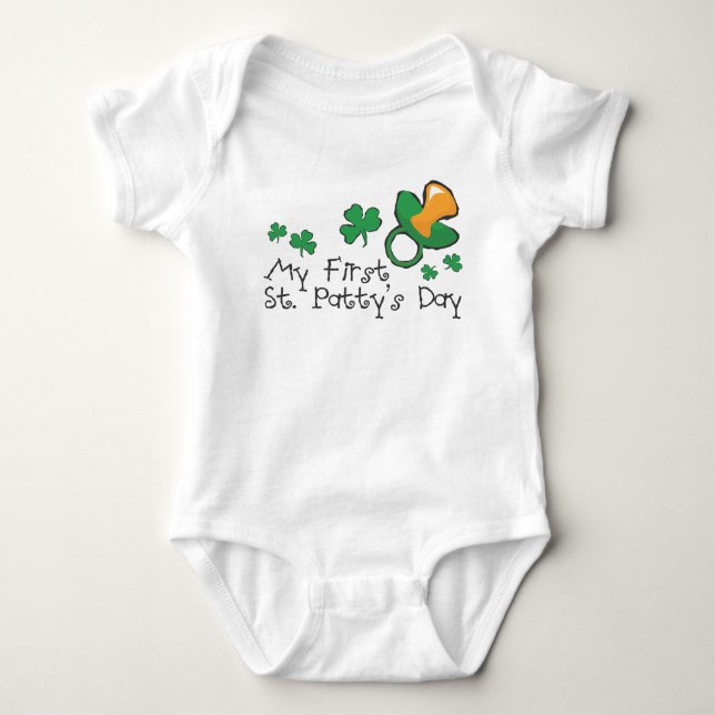 Body Pacifique vert et Shamrocks (Devant)