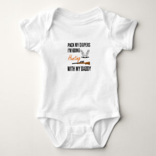 Body Pack Mes Diapeurs Je vais chasser avec mon papa