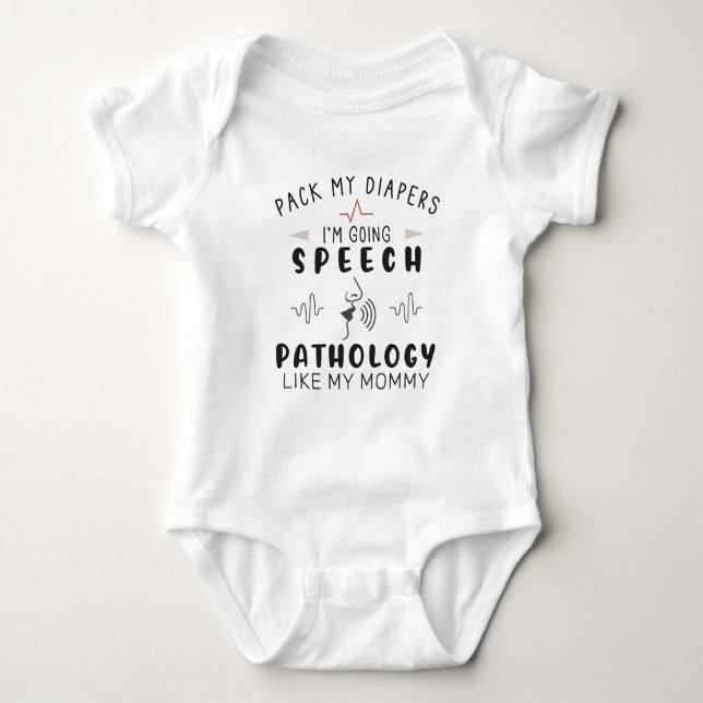 Body Pack Mes Diapeurs Je vais Pathologie de la parole (Devant)