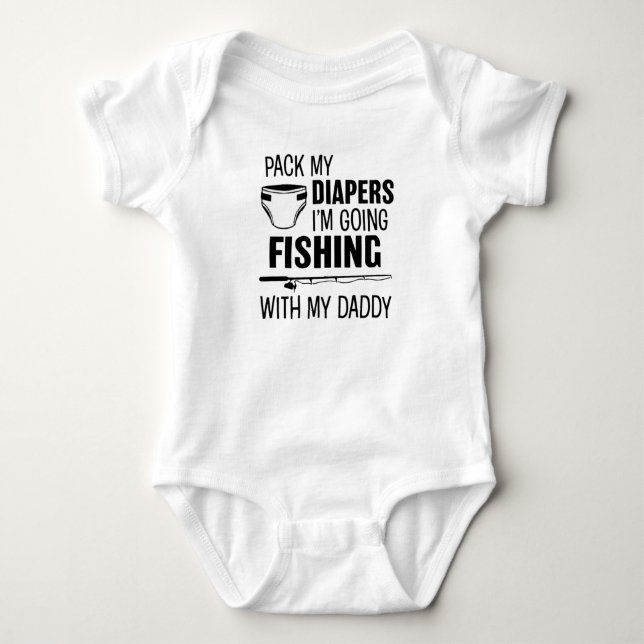 Body Pack my diapers, i´m going fishing with daddy (Devant)