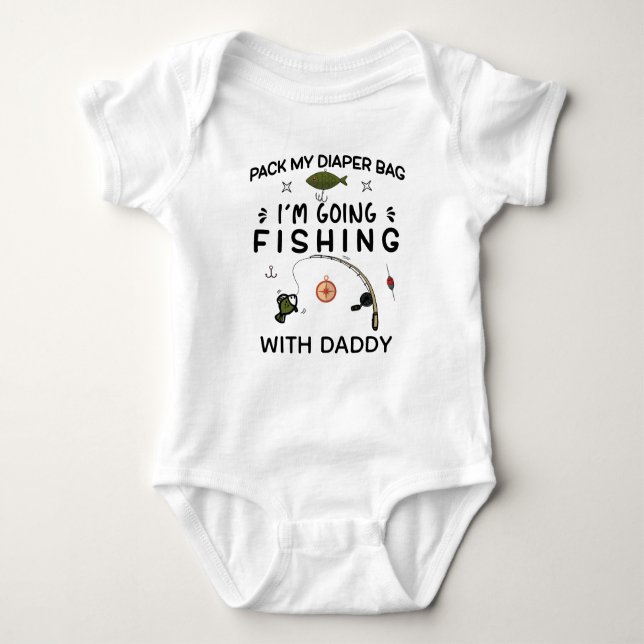 Body Pack My Diapers I'm Go Fishing with Daddy (Devant)