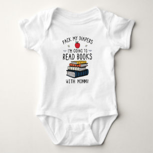 Body Pack My Diapers Je vais lire des livres avec maman