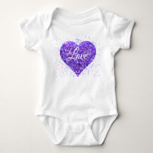 Body Paillettes scintillantes violettes, valentine graf