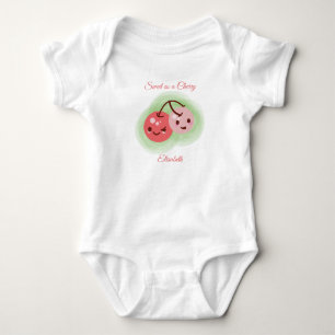 Body Paire de cerises roses mignonnes