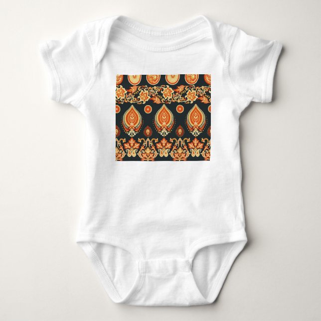 Body Paisley Floral : Oriental Ethnic Seamless (Devant)