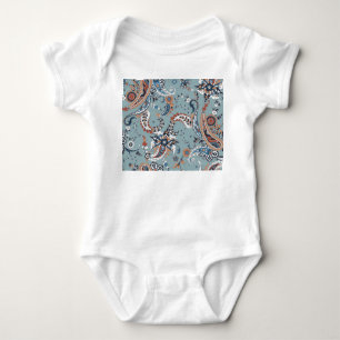Body Paisley indien tendance : arrière - plan sans cout