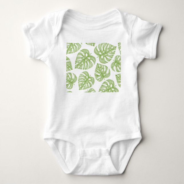 Body Palm Exotique Feuilles Vintage (Devant)