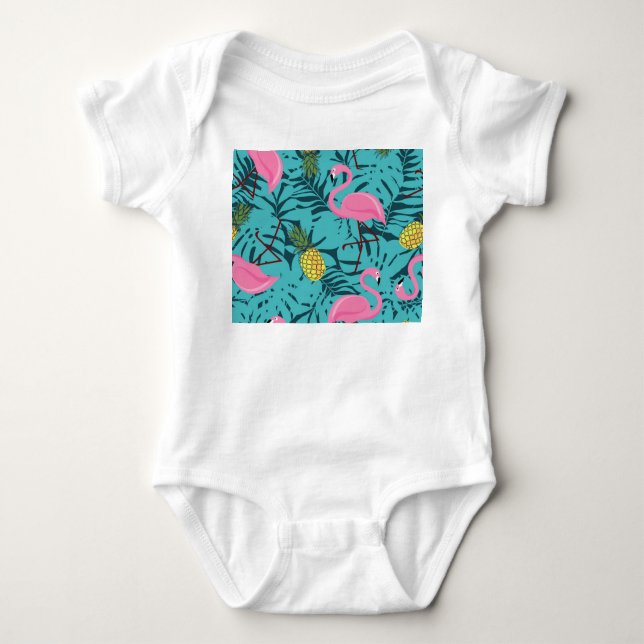 Body Palme de Flamants roses roses : Exotic Hawaii (Devant)