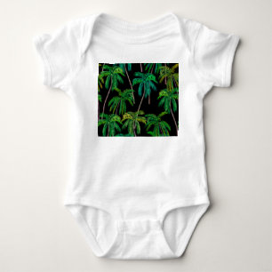 Body Palmiers : Motif d'été acrylique.