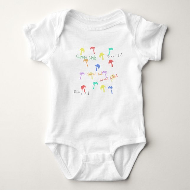 Body Palmiers Sunny Kid Bodysuit (Devant)