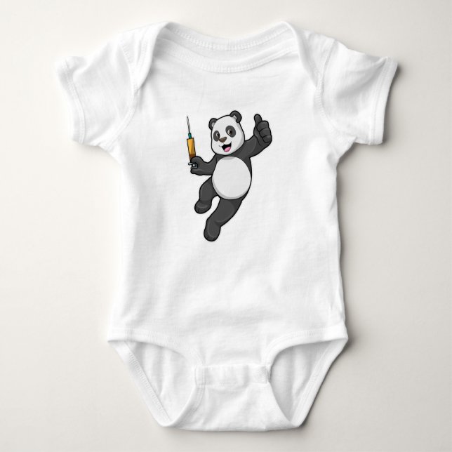 Body Panda à la vaccination avec seringue (Devant)