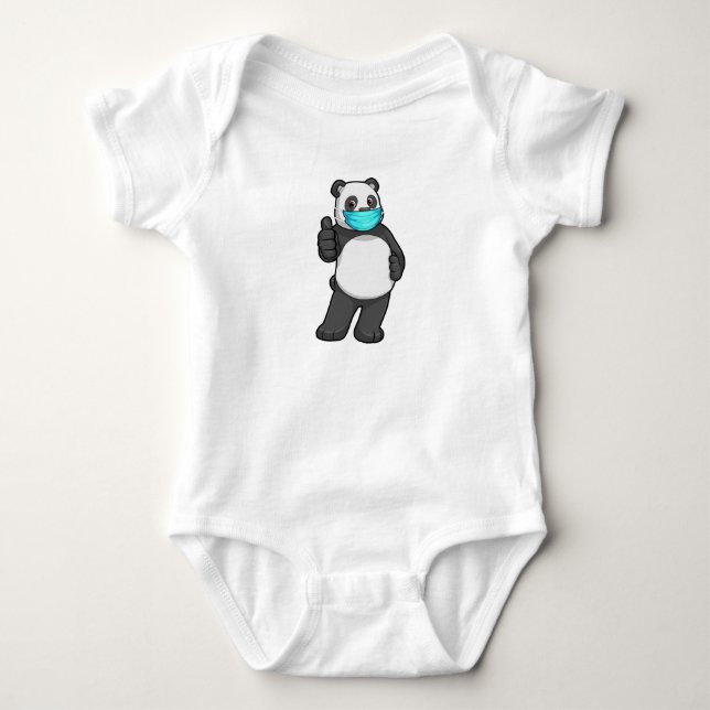 Body Panda avec masque visage (Devant)