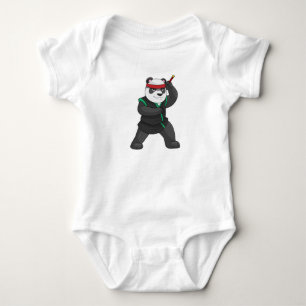 Body Panda comme Ninja en costume