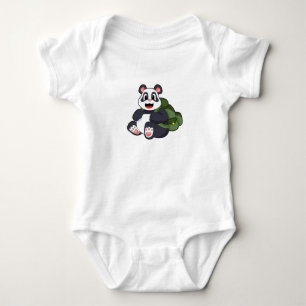 Body Panda comme randonneur avec sac à dos