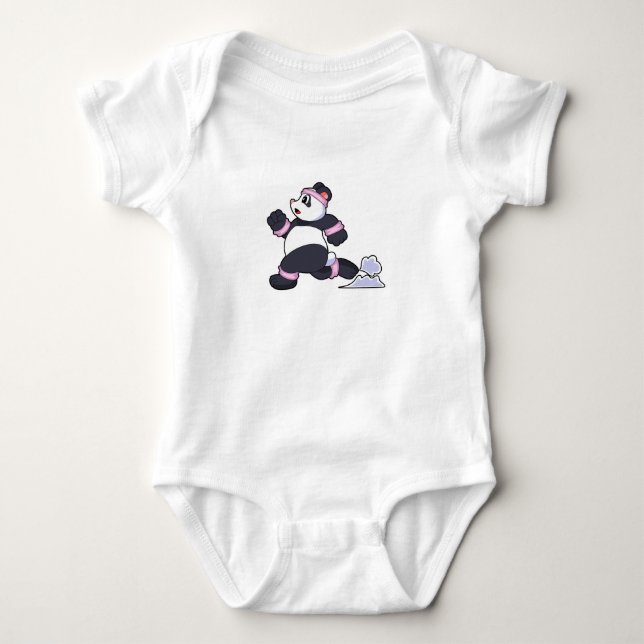 Body Panda en coureur à la course (Devant)