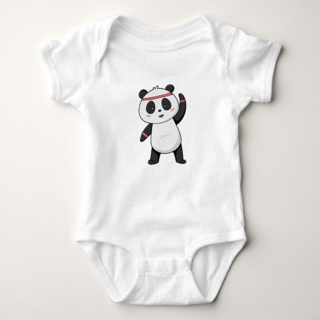 Body Panda en forme avec bandeau (Devant)
