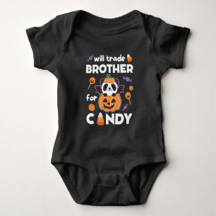 Body Panda Halloween Échange Frère Contre Bonbons
