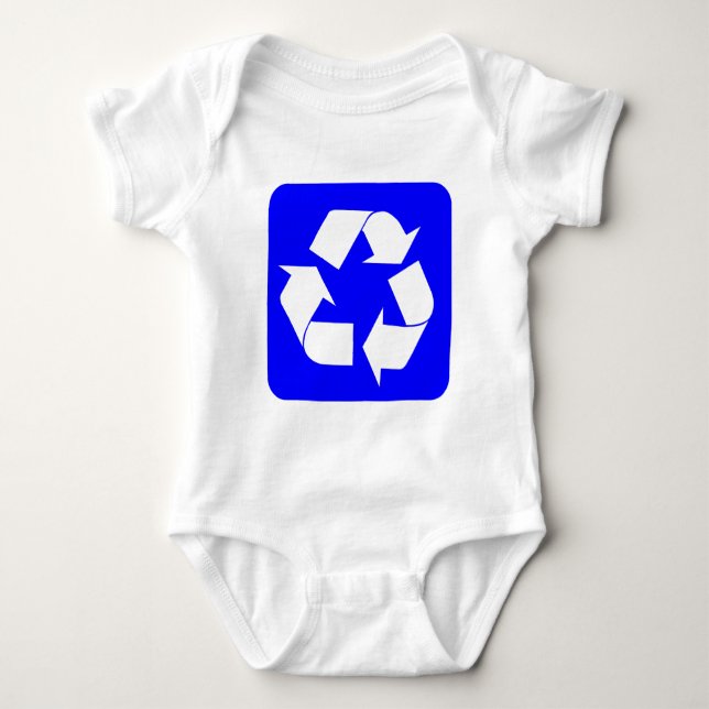 Body Panneau de recyclage - Bleu (Devant)