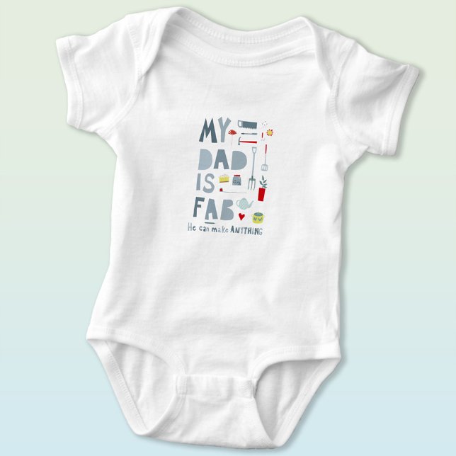 Body Papa amusant (Fun My Dad is Fab  baby bodysuit)
