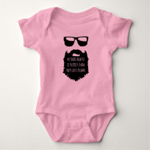 Papa barbe Bébé Un morceau Costume corporel