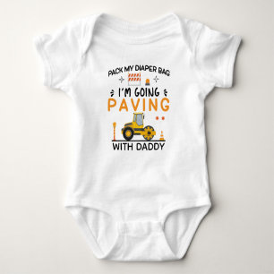 Body Papa conducteur de camion de pavage de route   Cam