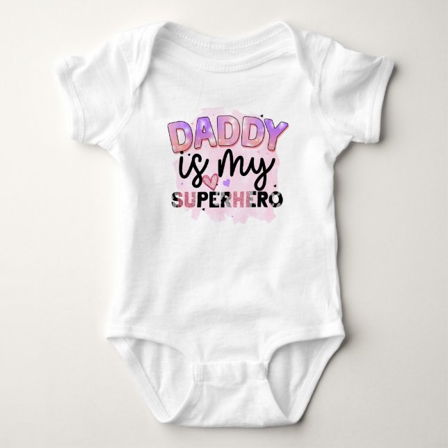 Body Papa Est Mon Superhéros (Devant)