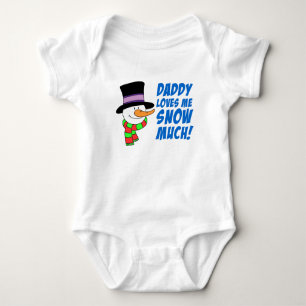 Body Papa M'Aime Beaucoup Neige