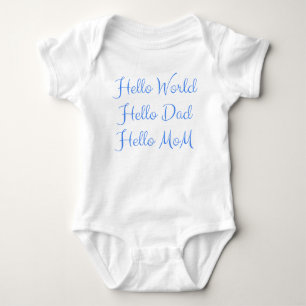Body Papa Maman idée cadeau - Famille Nouveau-né bébé