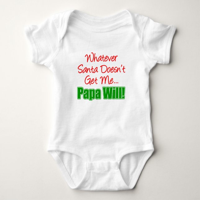 Body Papa meilleur que le Père Noël (Devant)