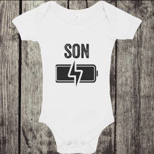 Body Papa Père Son assorti chemise batterie drôle