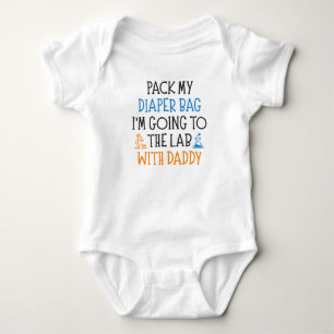 Body Papa scientifique drôle de dicton de bébé scientif