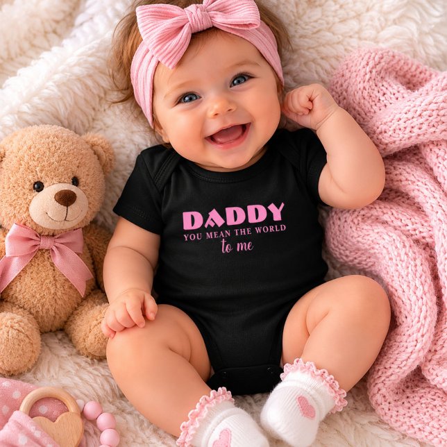 Body Papa tu représentes le Monde pour moi Citation Béb (Créateur téléchargé)