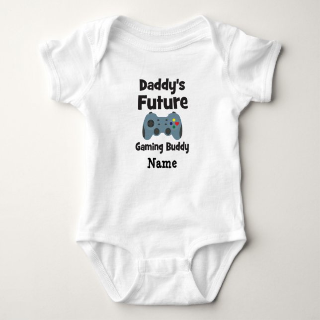 Body Papa's Future Gaming Buddy avec un bouton de coeur (Devant)