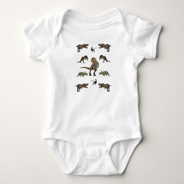 Body Papier Dinosaure (Devant)