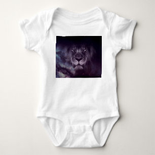 Body Papier peint Galaxy Lion Face Art