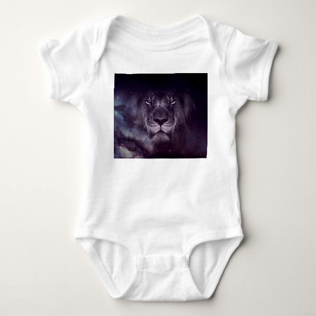 Body Papier peint Galaxy Lion Face Art (Devant)