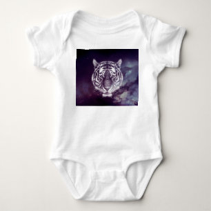 Body Papier peint Galaxy Tiger Face