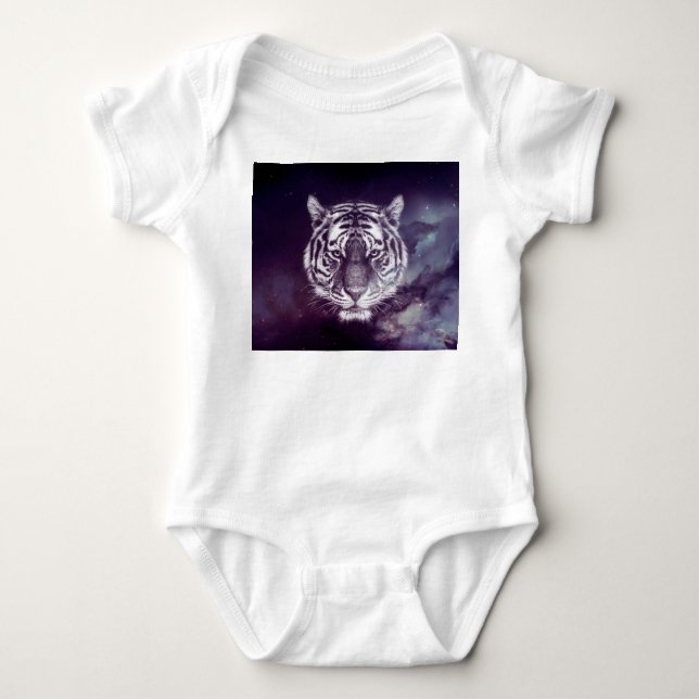 Body Papier peint Galaxy Tiger Face (Devant)