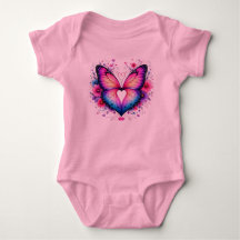 Papillon ailes cœur T-Shirt pour tout-petit | Colo