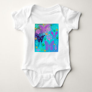 Body Papillon Beau Aloha Fleur de Mariage Hawaïen
