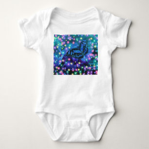 Body Papillon bleu magique
