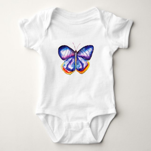 Body Papillon Dessin Baby Jersey Bodysuit (Devant)