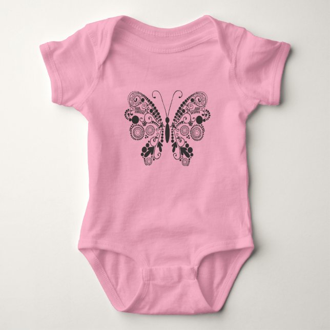 Body Papillon floral complexe (Devant)