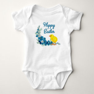 Body Pâques Joyeuses Avec Bébé Chick