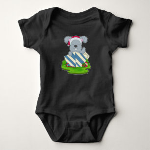 Body Paquet de Noël Lapin