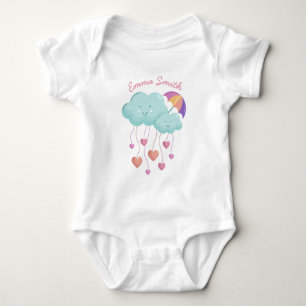Body Parapluie coloré avec de mignons nuages