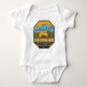 Body Parc national des Rocheuses Colorado Elk Vintage