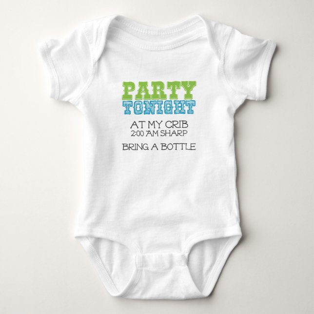 Body Partie de bébé ce soir à ma huche (Devant)